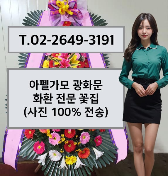 아펠가모 광화문 화환 전문 꽃집
